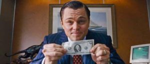 Leonardo DiCaprio in The Wolf of Wall Street 1